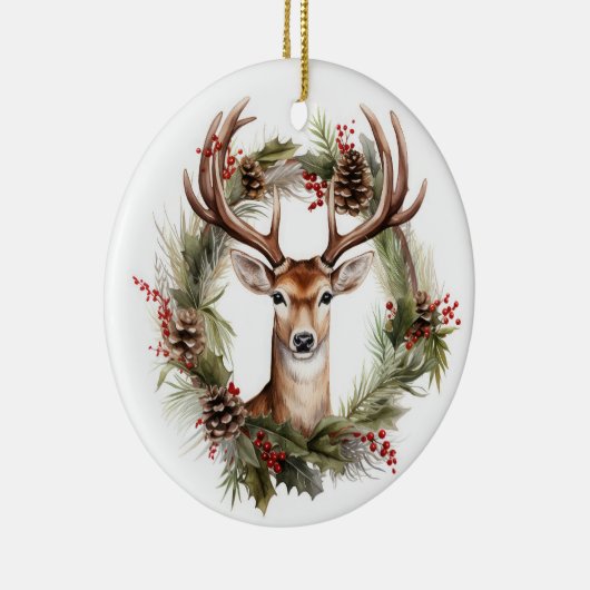 Weihnachtsbaum Keramik Ornament (Rechts)