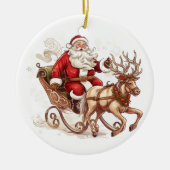 Weihnachtsbaum Keramik Ornament (Vorne)