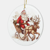 Weihnachtsbaum Keramik Ornament (Links)