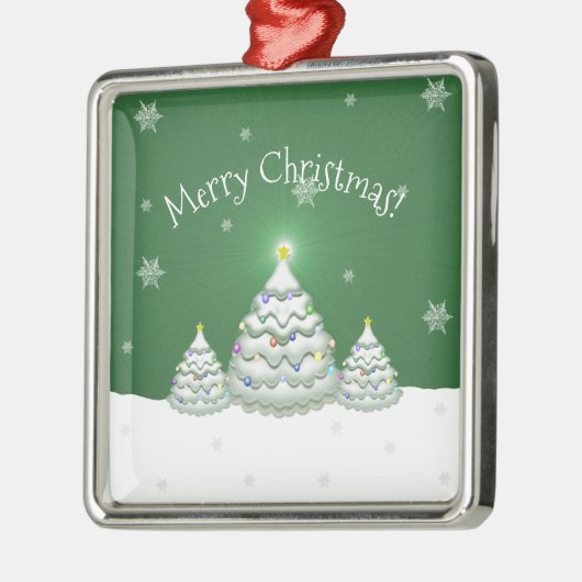 Weihnachtsbaum Keramik Ornament (Links)