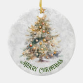 Weihnachtsbaum Keramik Ornament (Hinten)