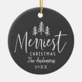 Weihnachtsbaum Keramik Ornament (Vorne)