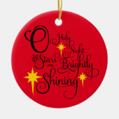 Weihnachtsbaum Keramik Ornament (Vorne)
