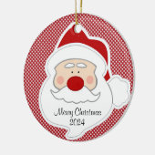 Weihnachtsbaum Keramik Ornament (Links)