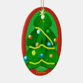 Weihnachtsbaum Keramik Ornament (Rechts)