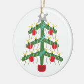 Weihnachtsbaum Keramik Ornament (Links)