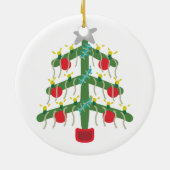 Weihnachtsbaum Keramik Ornament (Hinten)