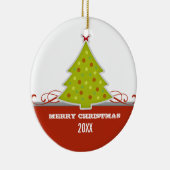 Weihnachtsbaum Keramik Ornament (Rechts)