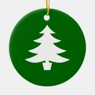 Weihnachtsbaum Keramik Ornament