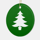 Weihnachtsbaum Keramik Ornament (Links)