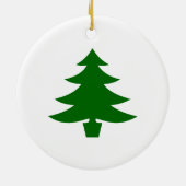 Weihnachtsbaum Keramik Ornament (Hinten)