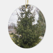 Weihnachtsbaum Keramik Ornament (Links)