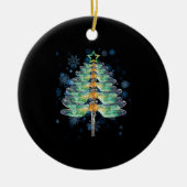 Weihnachtsbaum Keramik Ornament (Vorne)