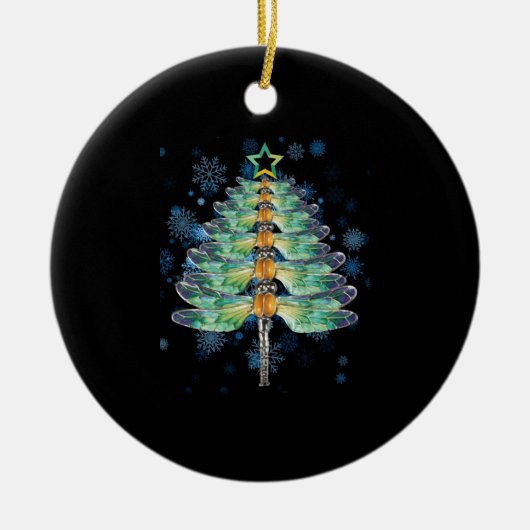 Weihnachtsbaum Keramik Ornament (Vorne)