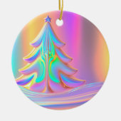 Weihnachtsbaum Keramik Ornament (Vorne)