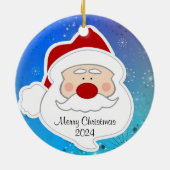 Weihnachtsbaum Keramik Ornament (Hinten)