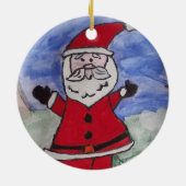 Weihnachtsbaum Keramik Ornament (Hinten)