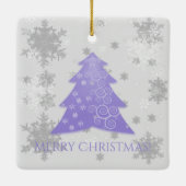 Weihnachtsbaum Keramik Ornament (Rückseite)