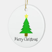 Weihnachtsbaum Keramik Ornament (Links)