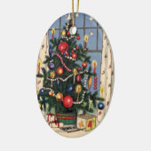 Weihnachtsbaum Keramik Ornament (Links)
