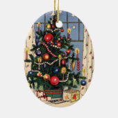 Weihnachtsbaum Keramik Ornament (Hinten)