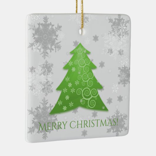 Weihnachtsbaum Keramik Ornament (Rechts)