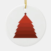 Weihnachtsbaum Keramik Ornament (Vorne)