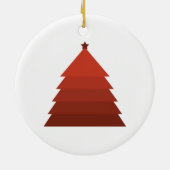 Weihnachtsbaum Keramik Ornament (Hinten)