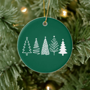 Weihnachtsbaum  keramik ornament