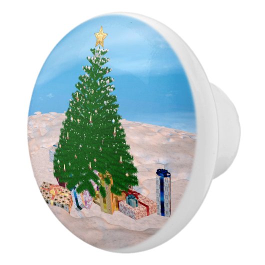 Weihnachtsbaum Keramikknauf (Rechts)