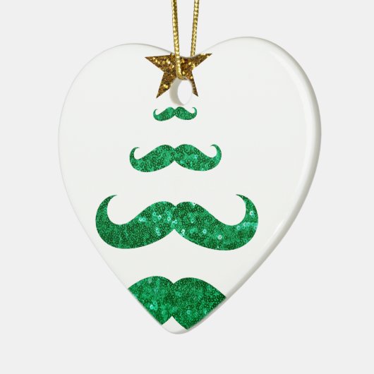 Weihnachtsbaum Keramikornament (Links)