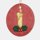 Weihnachtsbaum Keramikornament (Links)