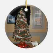 Weihnachtsbaum Keramikornament (Hinten)