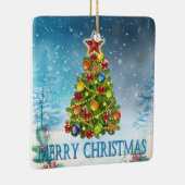 Weihnachtsbaum Keramikornament (Rechts)