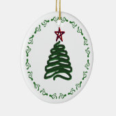 Weihnachtsbaum Keramikornament (Rechts)