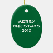 Weihnachtsbaum Keramikornament (Hinten)