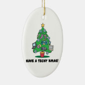 Weihnachtsbaum Keramikornament (Rechts)