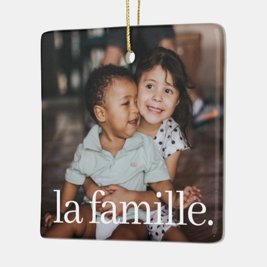 Weihnachtsbaum Keramikornament (Links)