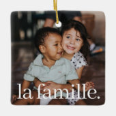 Weihnachtsbaum Keramikornament (Vorderseite)