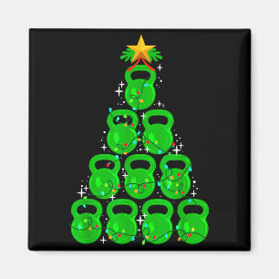 Weihnachtsbaum-Kettlebell Xmas-Gym-Workout Fitness Magnet