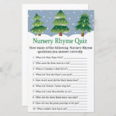 Weihnachtsbaum Kinderzimmer Rhyme Quiz Kinderdusch (Vorne/Hinten)