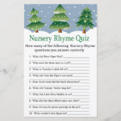 Weihnachtsbaum Kinderzimmer Rhyme Quiz Kinderdusch (Vorderseite)
