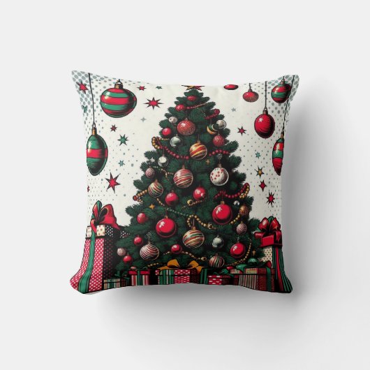 Weihnachtsbaum Kissen (Vorderseite)