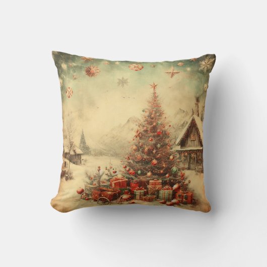 Weihnachtsbaum Kissen (Vorderseite)