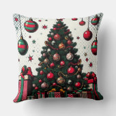 Weihnachtsbaum Kissen (Rückseite)