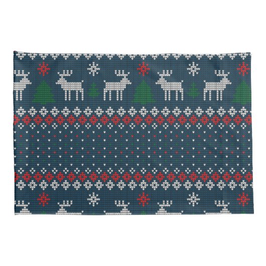 Weihnachtsbaum Kissenbezug (Rückseite-Rechts)