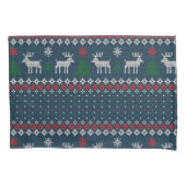 Weihnachtsbaum Kissenbezug (Vorderseite-Links)