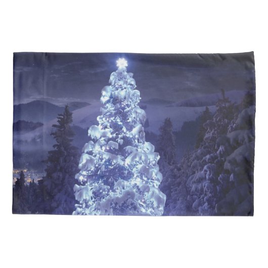 Weihnachtsbaum Kissenbezug (Rückseite)