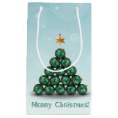 Weihnachtsbaum - Kleine Geschenktasche Geschenktüte (Vorderseite)