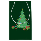 Weihnachtsbaum Kleine Geschenktüte (Rückseite)